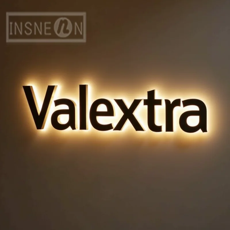 Sinal de metal 3D retroiluminado por LED personalizado para vitrine de negócios ao ar livre à prova d'água iluminada letras exibição de publicidade - Image 3