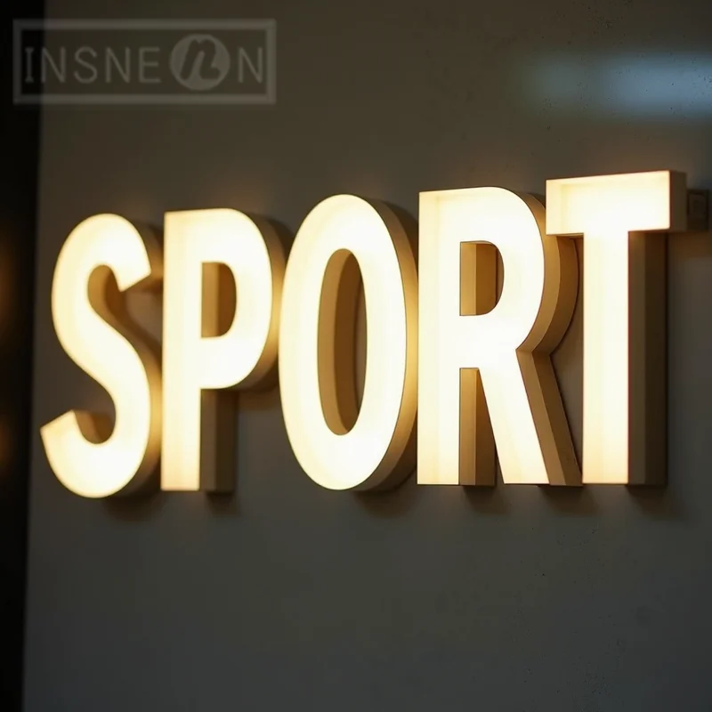 Personalizado 3d led frontlit sinal de negócios letras de metal para vitrine ao ar livre à prova dwaterproof água iluminado iluminar exibição de sinalização
