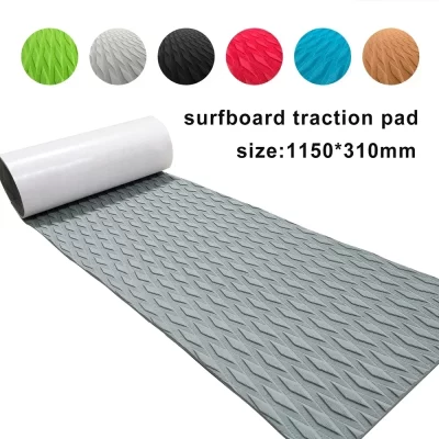 Almofadas de tração para prancha de surf, espuma eva, 115x31cm, antiderrapante, diamante, uso para caiaque, rv, iate, piscina, skate, skimboard