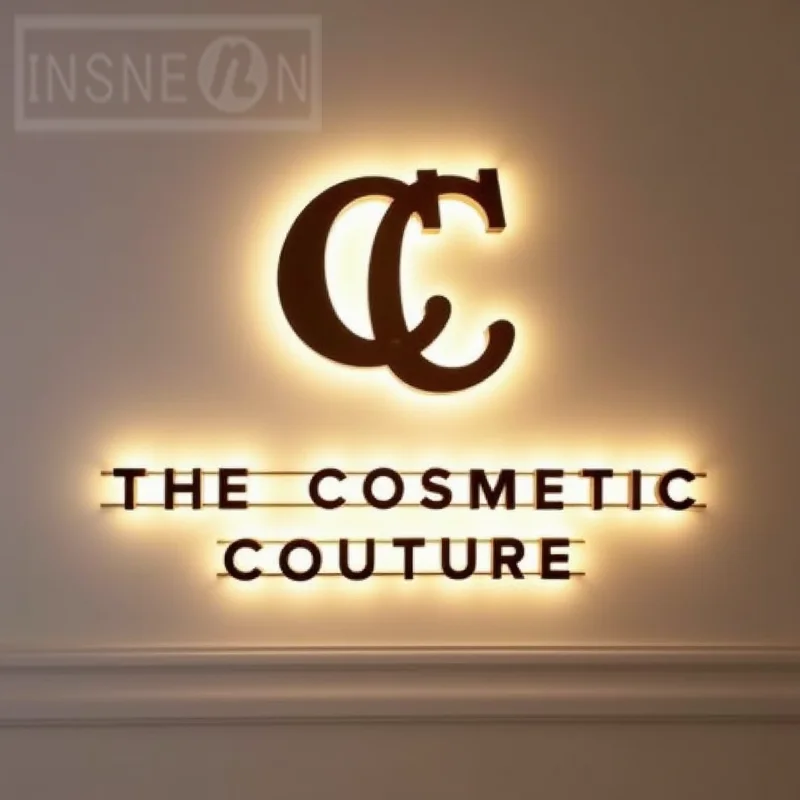Sinal de letras de metal LED iluminado 3D personalizado para vitrine de negócios Exibição de sinalização de publicidade retroiluminada à prova d'água ao ar livre - Image 4