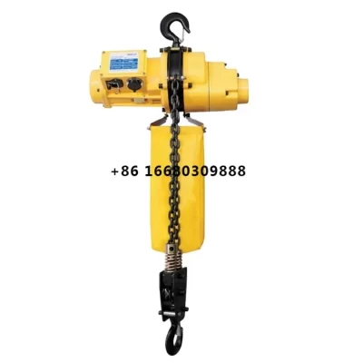 Talha elétrica monofásica Vohoboo 220V 500kg 1 tonelada 3m bloco de talha elétrica de corrente de 6 metros