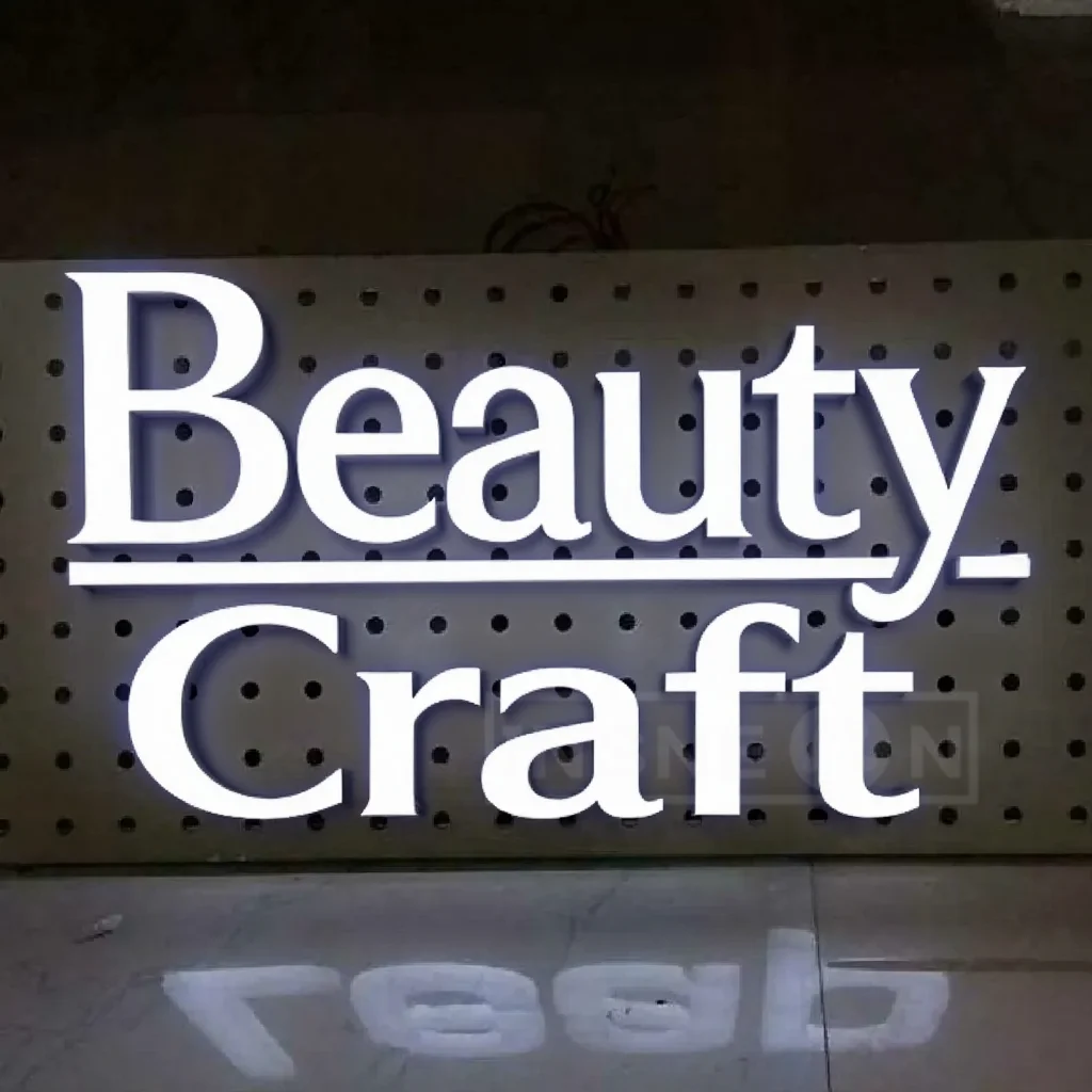 Logotipo led personalizado, publicidade para negócios, sinais de metal, sinal acrílico, luz de parede, rosto iluminado, vitrine, empresas, letras 3d - Image 2