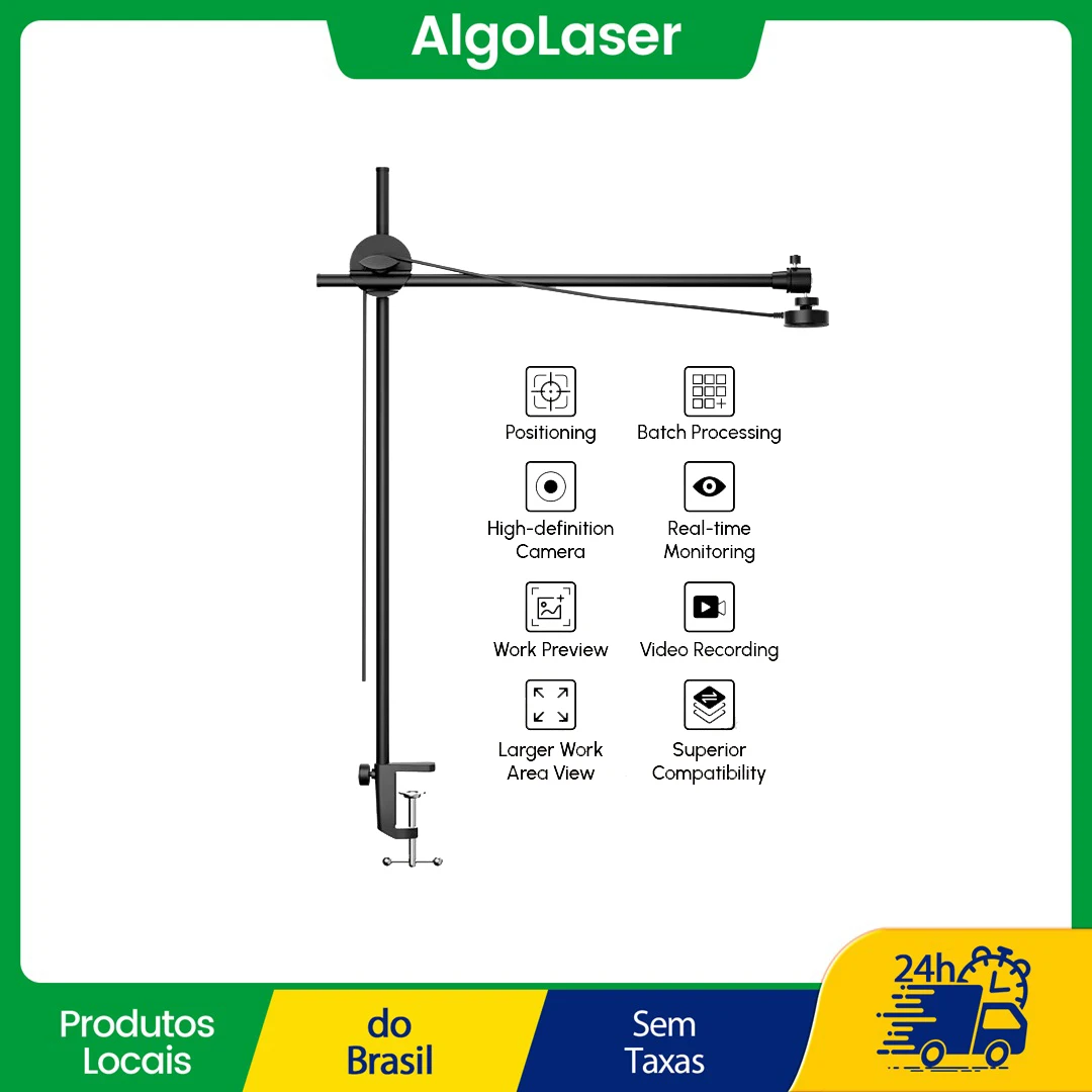 AlgoLaser Lightburn Câmera para Gravador a Laser Offline Controle de Monitor Remoto Posicionamento para Ortur/Aufero/DUE TREES