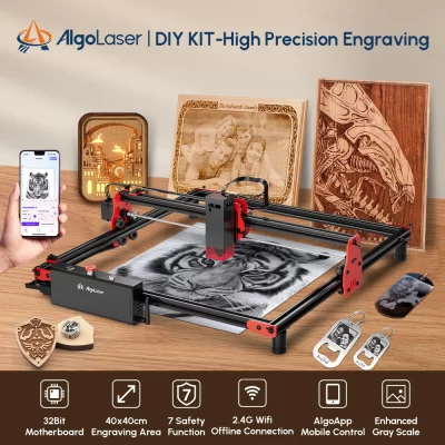 Ortur Poderosa Madeira Laser Gravador Cortador, Wifi Offline Controle, CNC De Vidro De Metal, Impressão Do Logotipo, Kit DIY