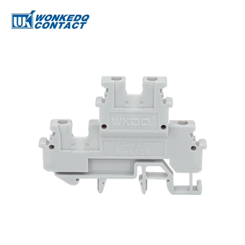 10Pcs MBKKB-2.5 Screw Double Level Din Rail Terminal Block, 2.5 mm² Wire Connector, Universal Feed-Through Plug 2 Layer MBKKB2.5 - Image 4