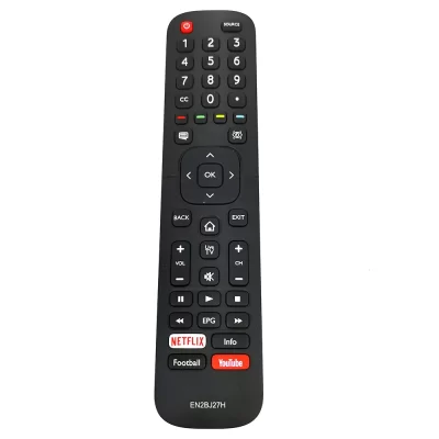 Novo original en2bj27h para hisense ultra hd hdr android 4k smart tv controle remoto com youtube netflix aplicações de futebol