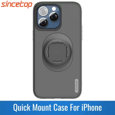 Shockproof Case for iPhone 17/16/15/14Plus/13/12/11Pro/XsMax/XR Quad-style Motorbike/Bike Holder/Car Mount with Lock-in Design