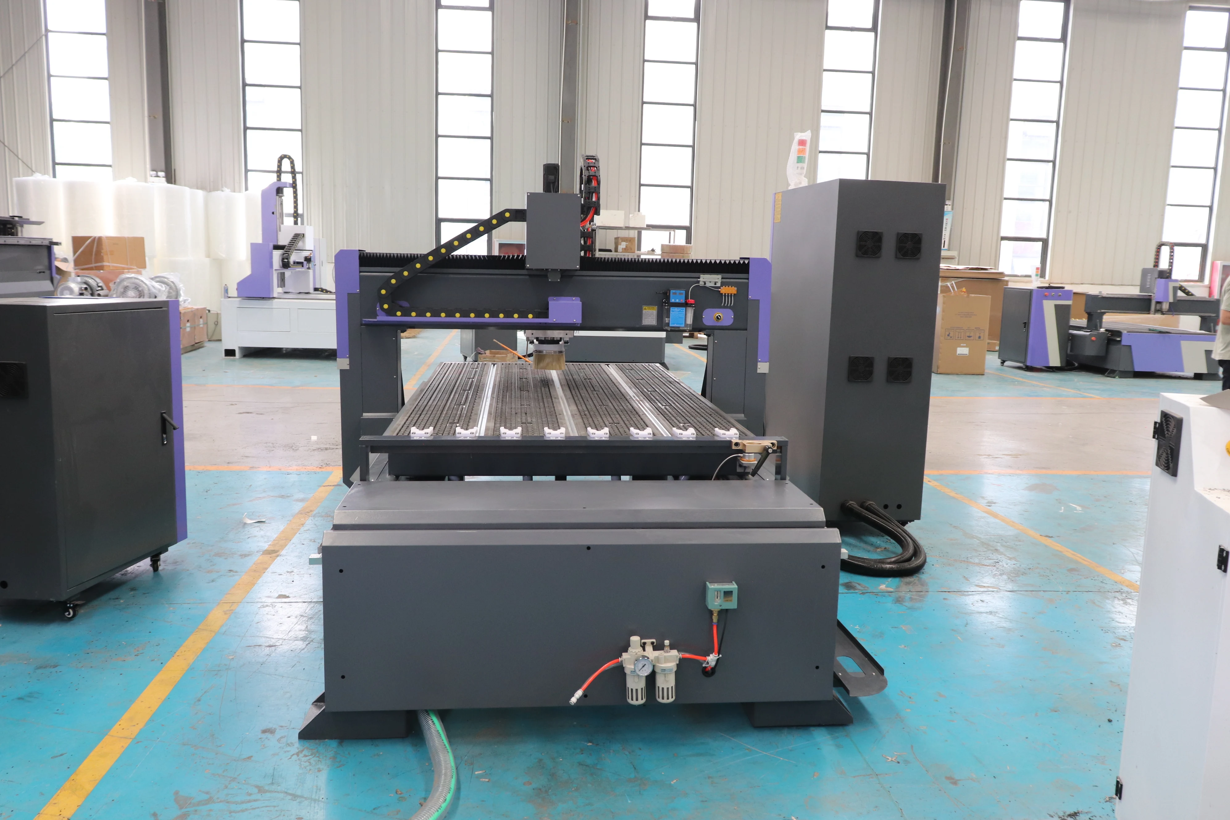 1300*2500 Heavy Duty ATC CNC Engraving Machine 1530 T-slot Countertop Woodworking Machine Plank Plastic Acrylic - Image 2