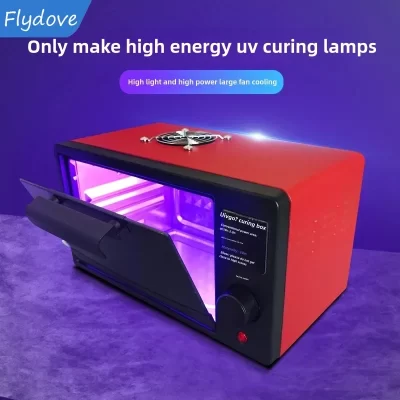 Caixa de cura uv lâmpada ultravioleta de alta intensidade forno oca 365nm 395nm 405nm led uv forno gabinete para resina uv tela flexível rápida