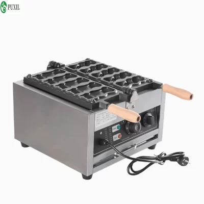 Popular uso comercial 12 peças 3d máquina de waffle dos desenhos animados máquina de waffle urso walera 2400w
