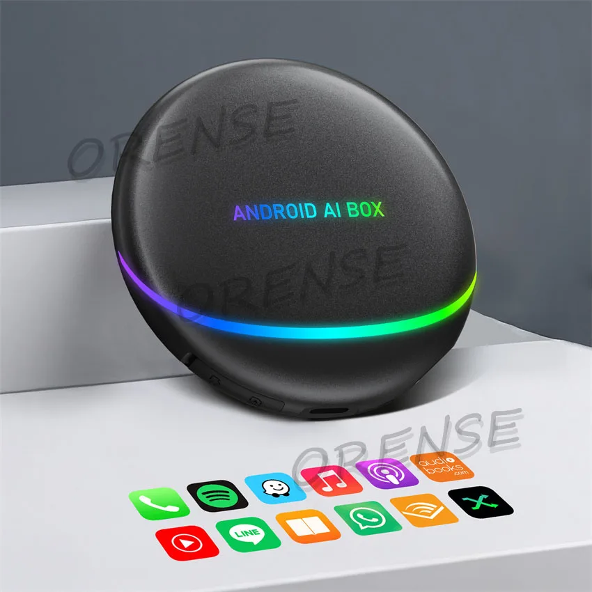 New Carplay TV Ai Box Wireless Android Auto CarPlay Adapter RAM 8GB ROM 128GB Support for HDMI Output Multimedia Car Accessories