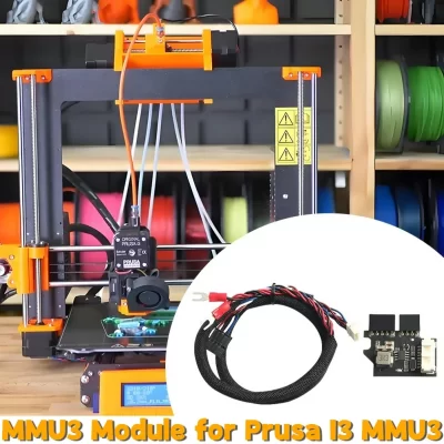 Módulo MMU3 com cabo MMU3 Peças de impressora Placa MMU3 PD-Board Addon para Prusa I3 MMU3 Peças de impressoras 3D