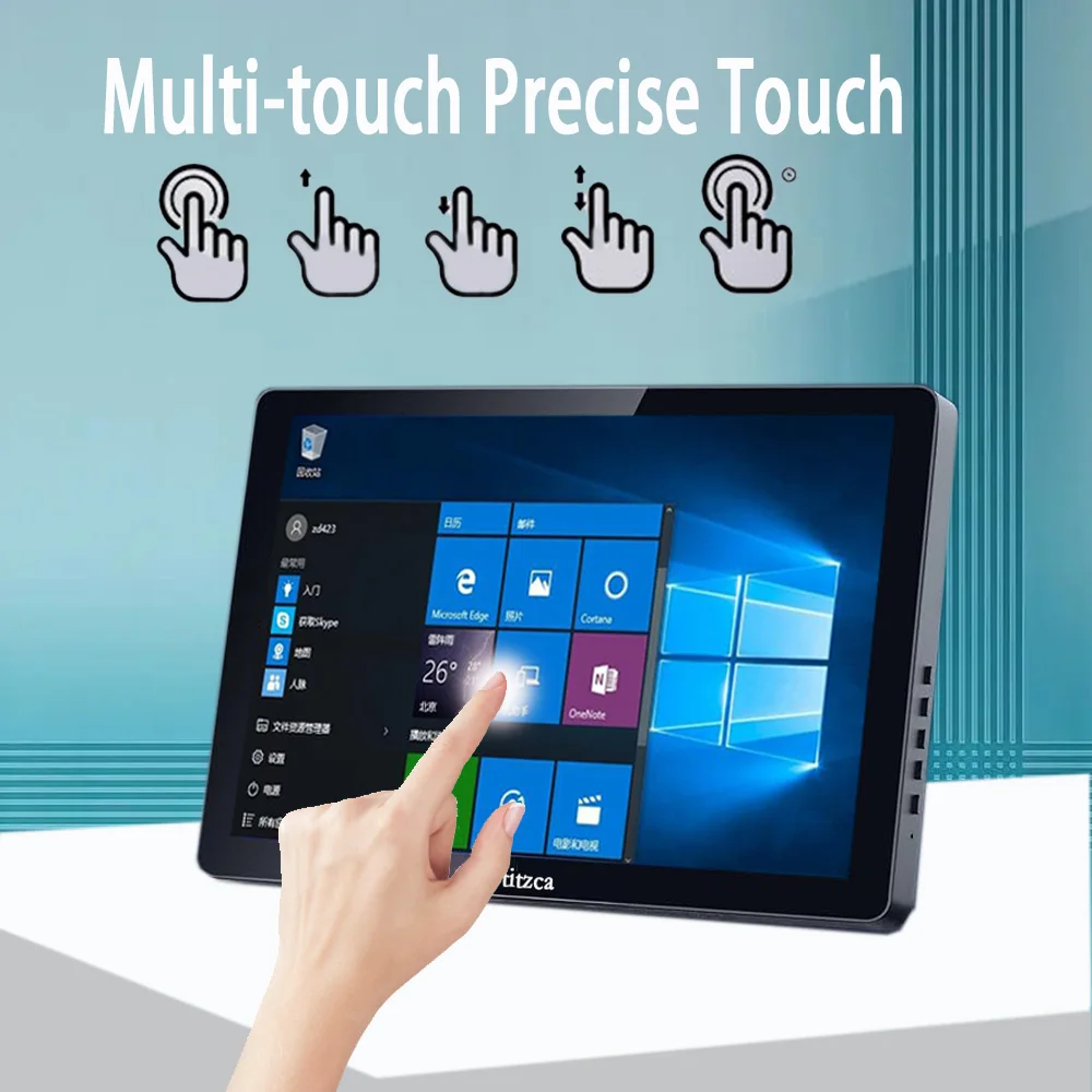 10.1 Inch Portable Monitor Touchscreen 1920x1200 IPS Panel 60Hz Pc gamer Laptop Pc displays HDMI Compatible With PC Raspberry - Image 3