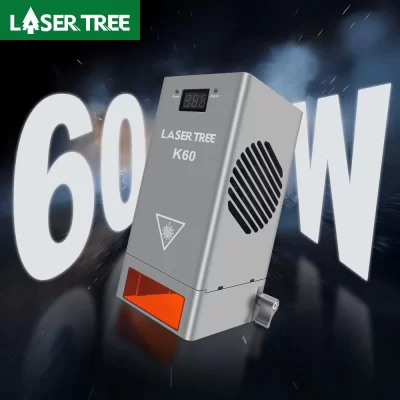 Laser árvore 60w 40 30 20 módulo laser com assistência de ar cabeça laser luz azul para gravador a laser corte ferramentas para trabalhar madeira