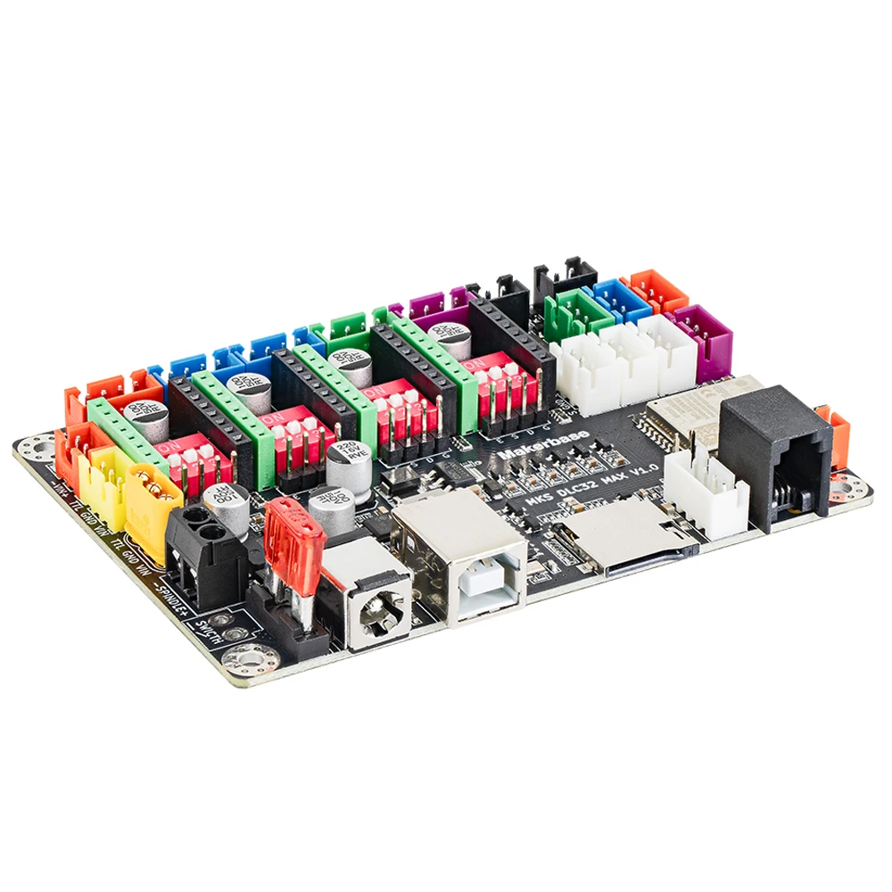 Makerbase mks dlc32 max cnc roteador placa máquina de gravação a laser 4 eixos controlador carpintaria gravador a laser placa-mãe tmc2209 - Image 6