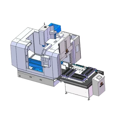 Mesa de troca automática externa de quatro estações Mesa de troca externa do centro de usinagem CNC