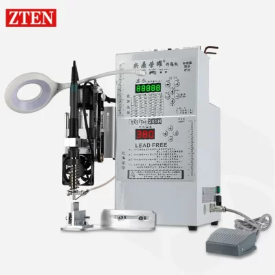 Zten multifuncional máquina de solda placa de circuito usb db cabeça aviação plug soldador fios máquina de solda estação de solda