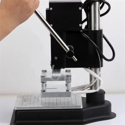 Leather Paper Small Hot Stamping Machine Hot Stamping Equipment Plastic Wood Grain Imprinting Machine