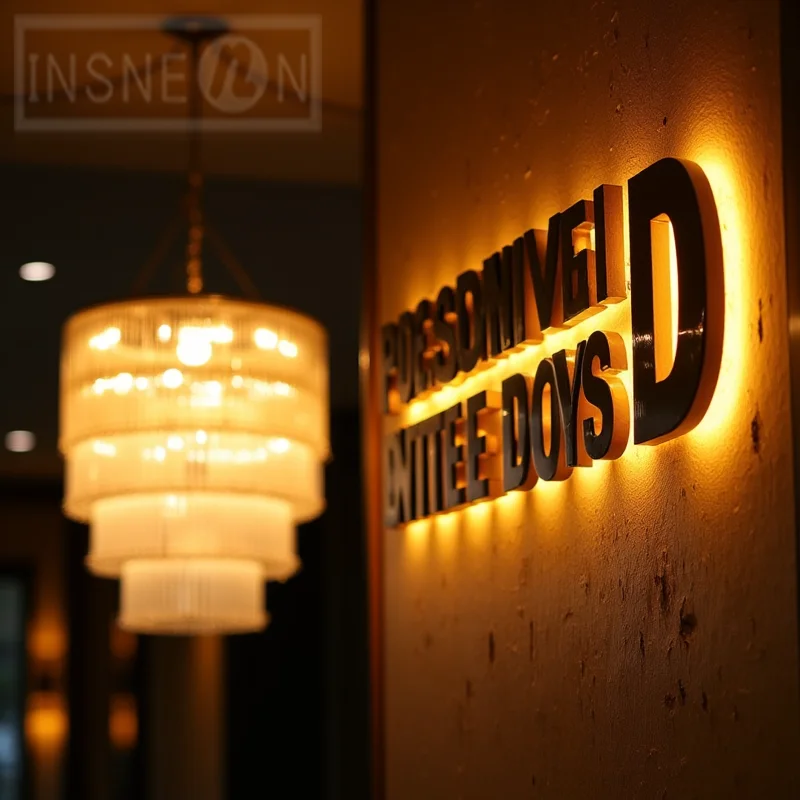 Letras de sinal de metal 3D retroiluminadas por LED personalizadas para vitrine de negócios ao ar livre à prova d'água iluminadas sinalização de publicidade - Image 4
