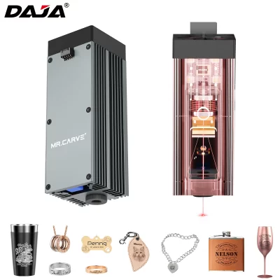 Módulo de cabeça de laser infravermelho DAJA 1064nm adequado para máquina de gravação a laser gravar todo em metal, couro, plástico, joias acrílicas