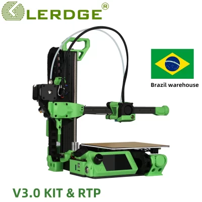 Lerdge-ix impressora 3d, alta precisão, atualizado, peças diy, suporte fdm, 3, 5 polegadas touch screen, z board, creality k1