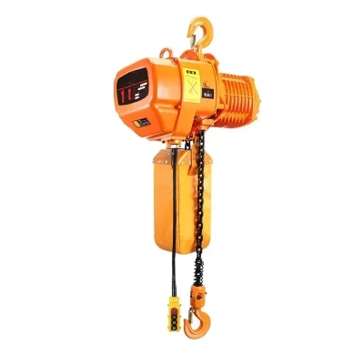 Guindaste de corrente elétrico suspenso portátil 220V/1100W/1500W com elevação industrial única fixa