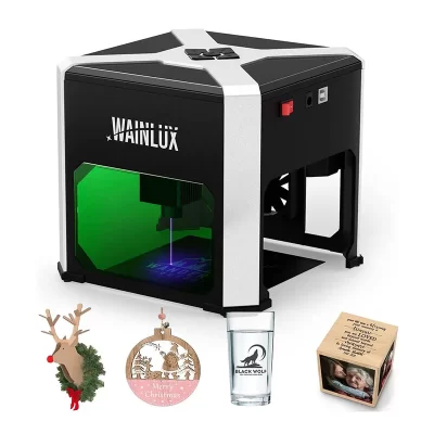Wainlux gravador a laser k6 3000mw cnc bluetooth mini máquina de gravação a laser diy logotipo marca impressora cortador carpintaria madeira plástico