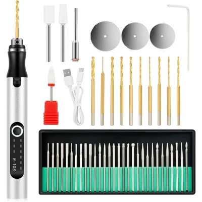 A76K USB-C Charging Electric For Wood, Metal, Glass Engraving Pen, 3-Speed Settings, Overload Protection,For Beginners