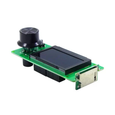 Artilharia impressora 3d hornet tela placa-mãe kit acessórios originais 12864mini lcd com botão & slot para cartão sd