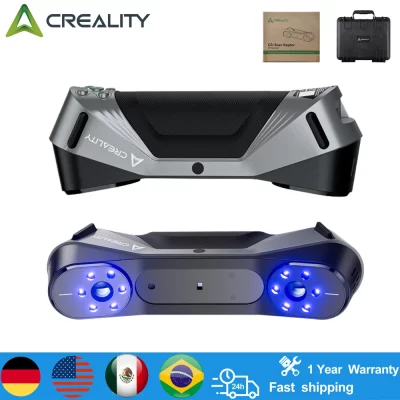 Creality Raptor CR-Scan 3D Scanner 0,02 mm Ultra-alta precisão 60FPS Digitalização de alta velocidade Laser azul duplo e luz NIR Handhe