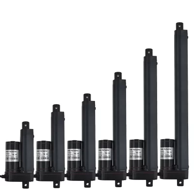 Atuador de acionamento linear do curso elétrico, controlador do motor, 12V, 24V, 50mm, 100mm, 150mm, 100mm, 200mm, 300 N, 500 N, 700 N, 2000N