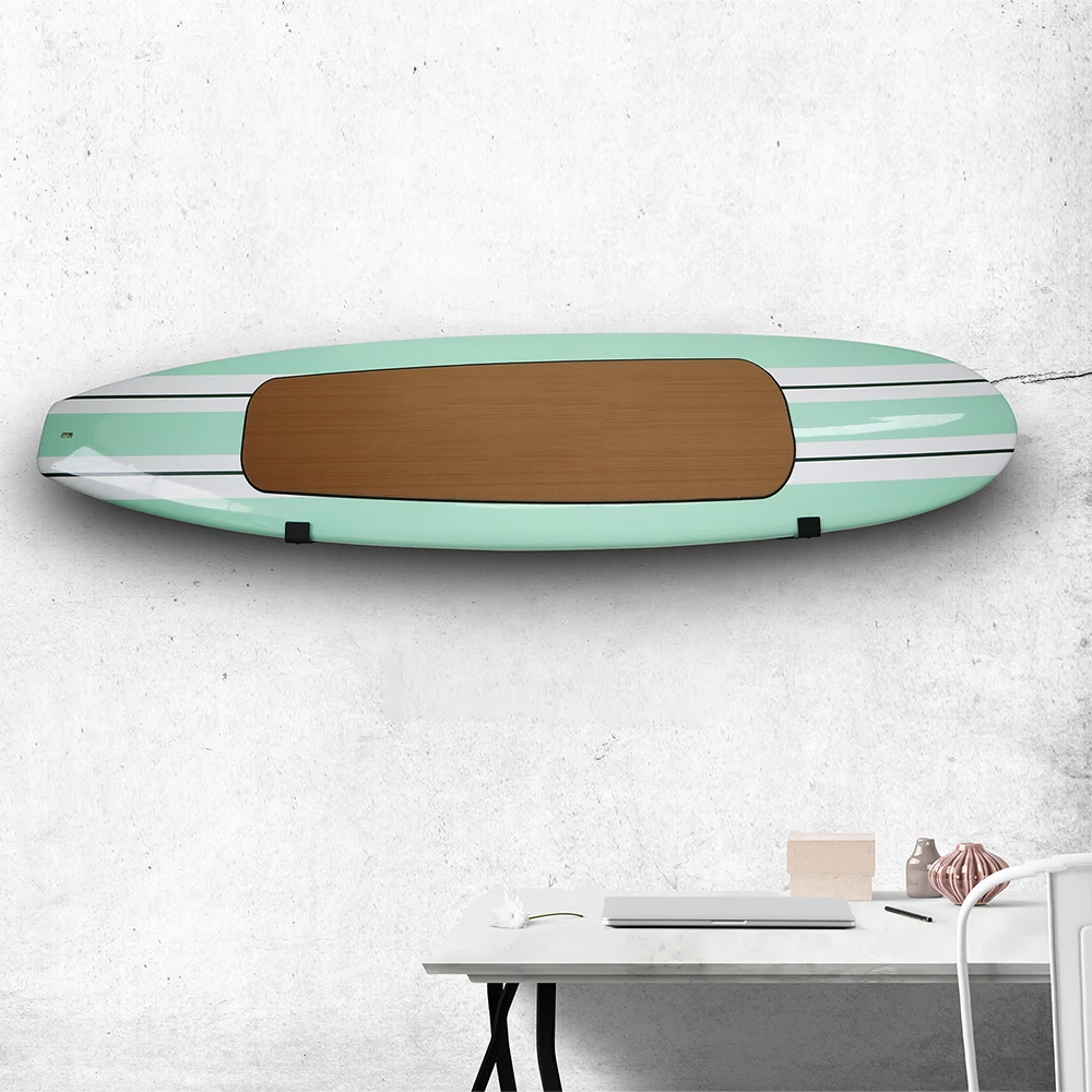 Prancha de surf de alumínio rack de parede expositor montagem rack armazenamento interior para longboards sup e shortboard multifuncional 2 pçs/set - Image 5