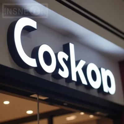 Sinal de letras de metal led 3d personalizado para vitrine de negócios ao ar livre à prova d'água iluminado frontal iluminar sinalização de publicidade