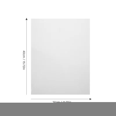 2Pcs 30x40cm HD Aluminum Plate Sublimation Blank Metal Signboard Shiny Silver Plaque Custom Photo Diy Craft Supplies For Home