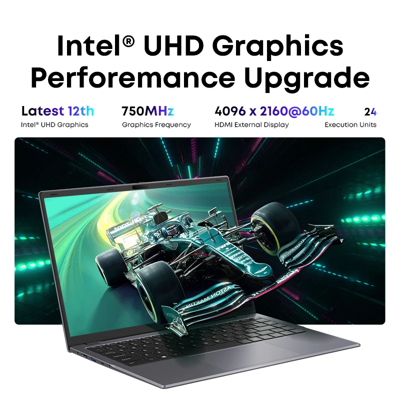 CHUWI 14.1-inch GemiBook XPro Laptop Intel N100 Graphics 600 GPU Screen 8GB RAM 256GB SSD With Cooling Fan Windows 11 Notebook - Image 2