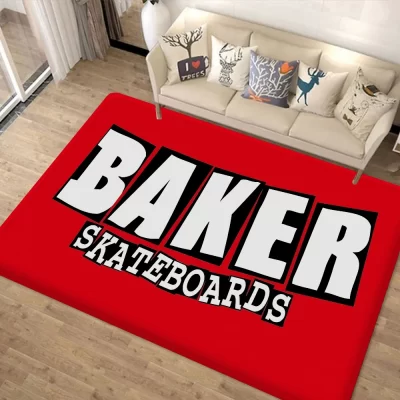 B-Bakers S-Skateboards Tapete de chão Estilo nórdico Casa Capacho Banheiro-Toilet Tapetes Quarto Hotel Decoração Tapete