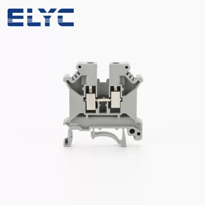10Pcs UK5N UK5 Multi-Color Screw Feed-through Universal Plug Connductor Wire Electrical Connector DIN Rail Terminal Block UK 5N