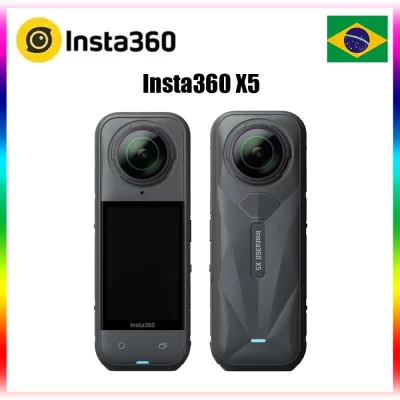 Insta360 x5 360 câmera de ação 2025 novo 8k 30fps lentes substituíveis triplo chip ai superior baixa luz 185 minutos correr vida insta 360