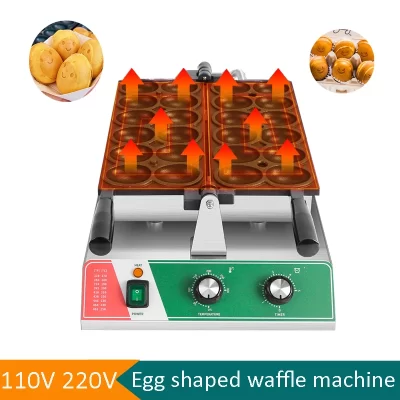 Alta igualdade sorriso rosto máquina de waffle bola taiyaki bolha waffle fazendo equipamentos popular comercial sorriso ovo lanche aparelho