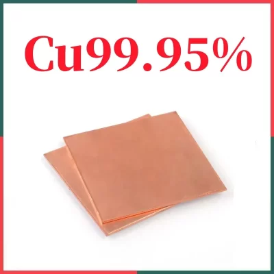 1 peça placa de cobre de metal de alta pureza cu99.9% pesquisa científica industrial tamanho especial pode ser personalizado