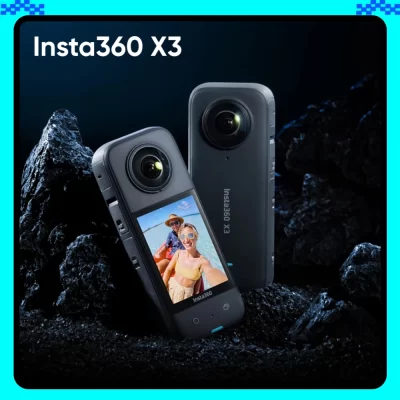 Insta360 x3 câmera de ação 5.7k 360 4k/30 72mp foto streaming ao vivo 10m capacete à prova dwaterproof água gravação vídeo esporte insta 360 x3 cam