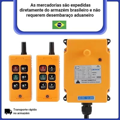 OBOHOS HS-6 Guindaste de rádio Controle Remoto 6 botões Guindaste Controlador de rádio Controle remoto sem fio industrial