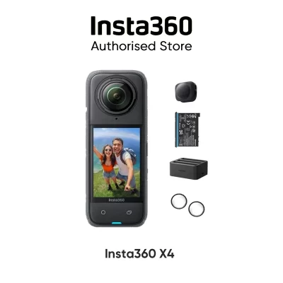 Insta360 X4 Agora chegada 8K Câmera de ação 360 à prova d'água, vídeo grande angular 4K Bateria 2290mAh Câmera esportiva Insta360 X4