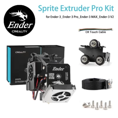CREALITY Sprite Extrusora Pro Kit 300 ℃ Impressão de alta temperatura Extrusão de acionamento direto com relação de engrenagem 3:5:1 para impressora da série Ender-3