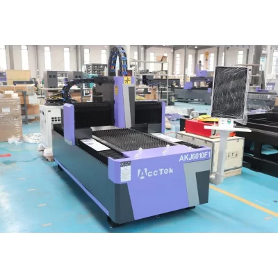 Pequena máquina de corte a laser akj6010f 600*1000mm cnc 1500w 2000w placa de metal aço inoxidável corte a laser de ferro