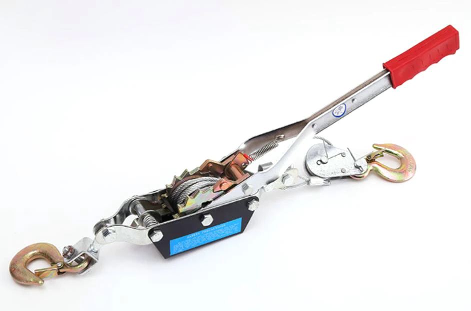 2 Ton Wire Rope Ratchet Hand Power Puller Tighten Tool Steel Cable Gear Winch Mini Manual Tightener - Image 2