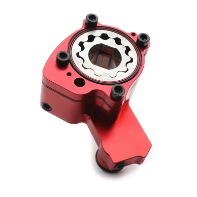 Bomba de óleo de alumínio para motocicleta, boleto 6061, Twin Cam 96 e 103, alto desempenho, vermelho, 2006-2017 Harley Davidson