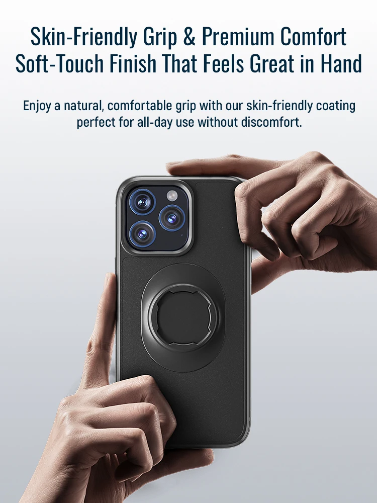 Shockproof Case for iPhone 17/16/15/14Plus/13/12/11Pro/XsMax/XR Quad-style Motorbike/Bike Holder/Car Mount with Lock-in Design - Image 5