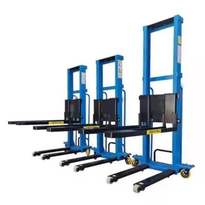 Empilhadeira elétrica de controle remoto portátil empilhador de elevador automático de carregamento e descarga de caminhão de manuseio de caminhão de escalada