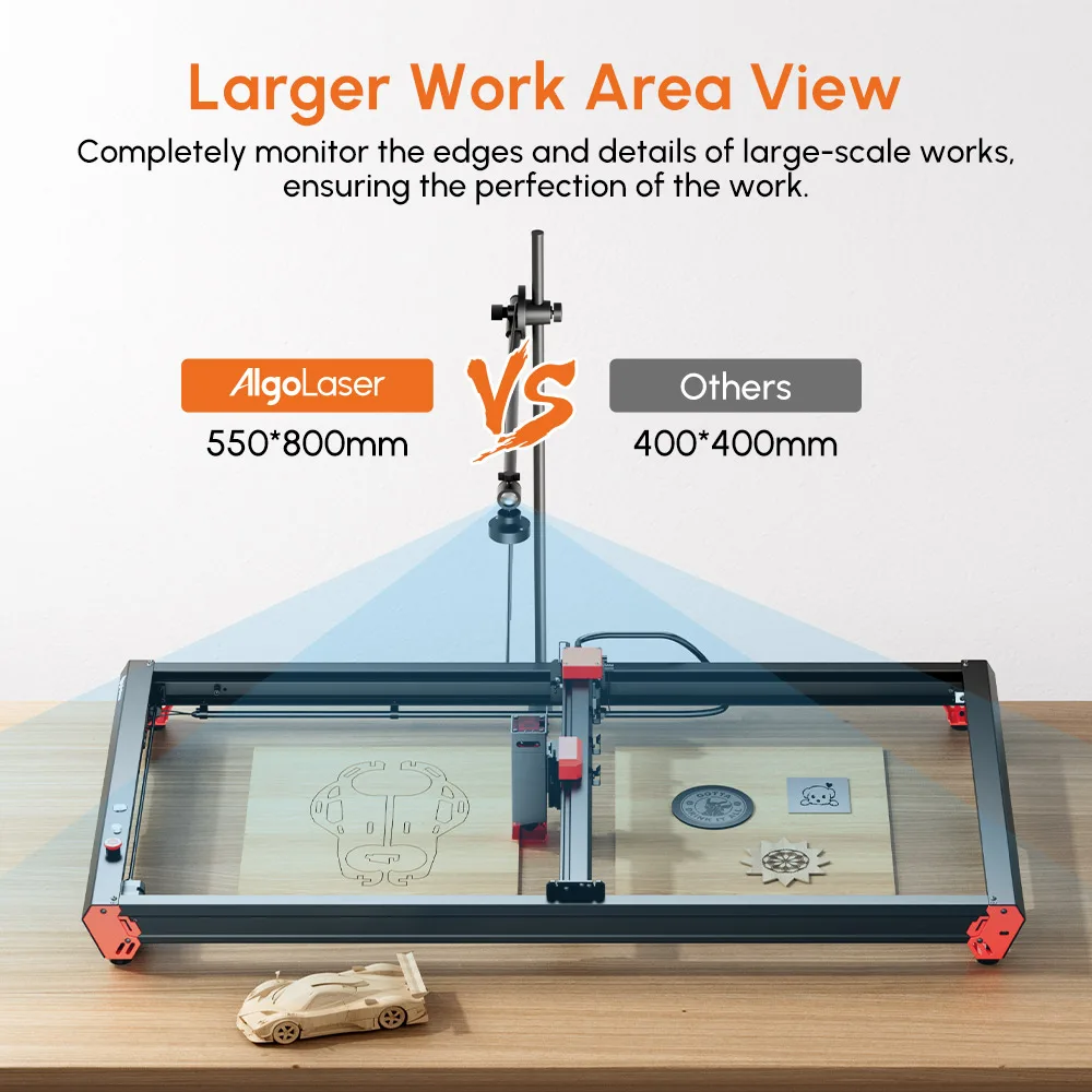 AlgoLaser Lightburn Câmera para Gravador a Laser Offline Controle de Monitor Remoto Posicionamento para Ortur/Aufero/DUE TREES - Image 2